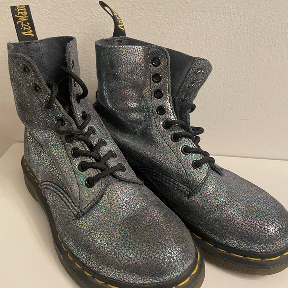 Oil slick multi sparkle Dr Marten Pascal size 7 very good used condition - Picture 5 of 5